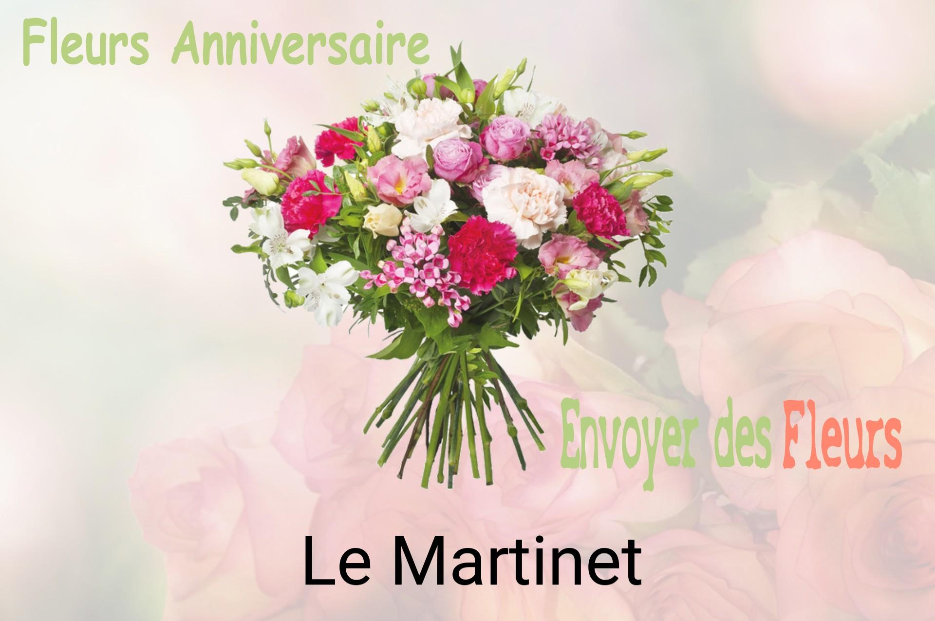 Bouquet de fleurs d’anniversaire livré à Le Martinet