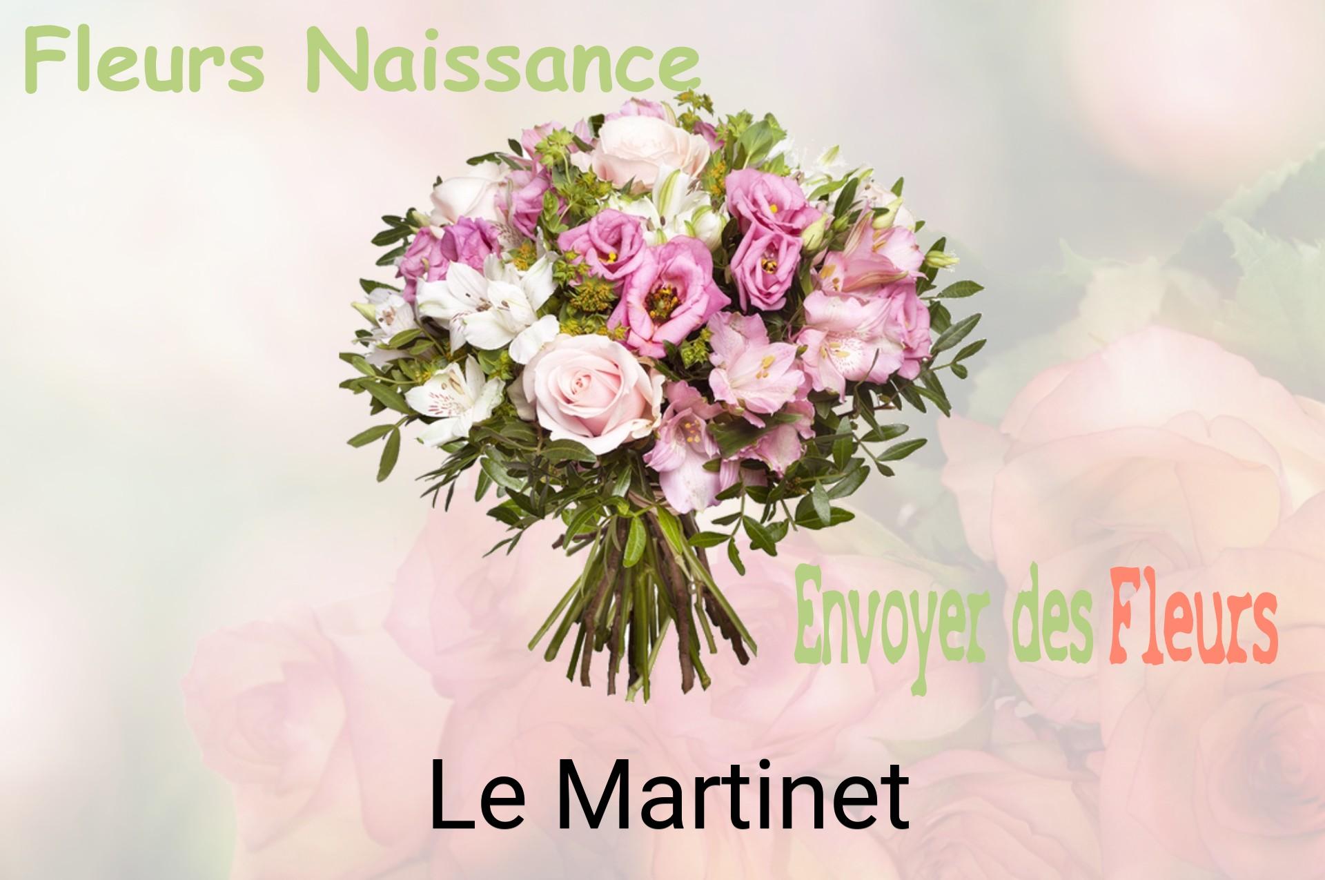 Bouquet de fleurs de naissance livré à Le Martinet